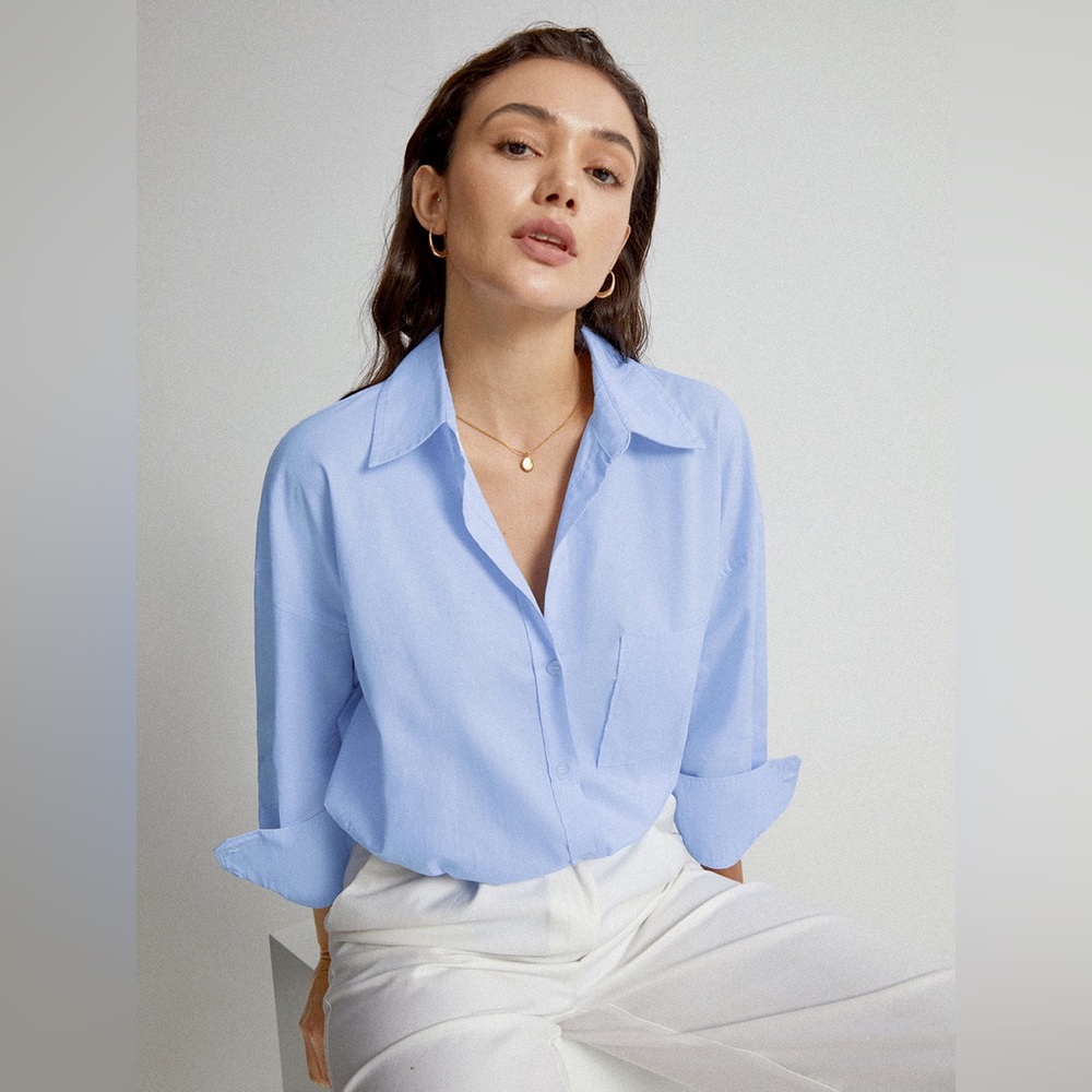 Blue date shirts / blouse NWOT